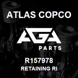 R157978 Atlas Copco RETAINING RI | AGA Parts