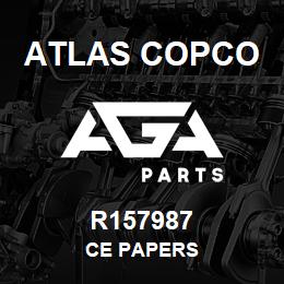 R157987 Atlas Copco CE PAPERS | AGA Parts