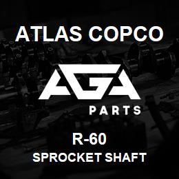 R-60 Atlas Copco SPROCKET SHAFT | AGA Parts