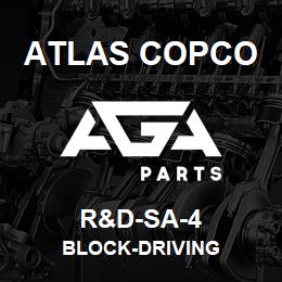 R&D-SA-4 Atlas Copco BLOCK-DRIVING | AGA Parts