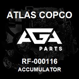 RF-000116 Atlas Copco ACCUMULATOR | AGA Parts