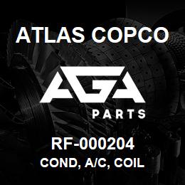 RF-000204 Atlas Copco COND, A/C, COIL | AGA Parts