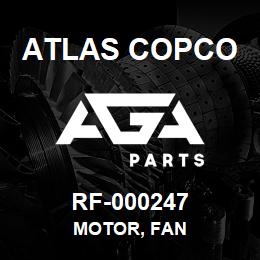 RF-000247 Atlas Copco MOTOR, FAN | AGA Parts