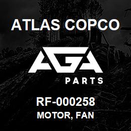 RF-000258 Atlas Copco MOTOR, FAN | AGA Parts