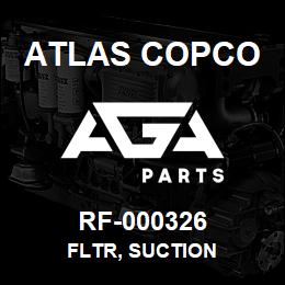 RF-000326 Atlas Copco FLTR, SUCTION | AGA Parts