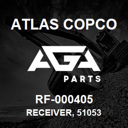 RF-000405 Atlas Copco RECEIVER, 51053 | AGA Parts