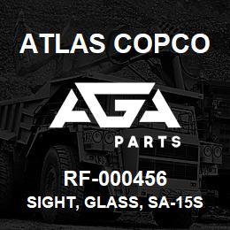 RF-000456 Atlas Copco SIGHT, GLASS, SA-15S, .625"ODF | AGA Parts