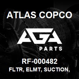 RF-000482 Atlas Copco FLTR, ELMT, SUCTION, RPE-48BD | AGA Parts