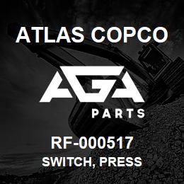 RF-000517 Atlas Copco SWITCH, PRESS | AGA Parts