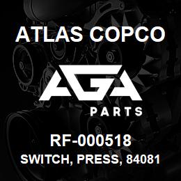 RF-000518 Atlas Copco SWITCH, PRESS, 84081-1 | AGA Parts