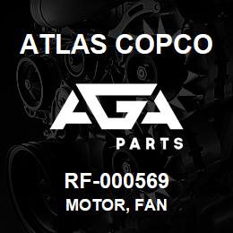 RF-000569 Atlas Copco MOTOR, FAN | AGA Parts