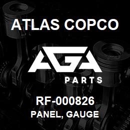 RF-000826 Atlas Copco PANEL, GAUGE | AGA Parts