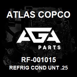 RF-001015 Atlas Copco REFRIG COND UNT .25 | AGA Parts