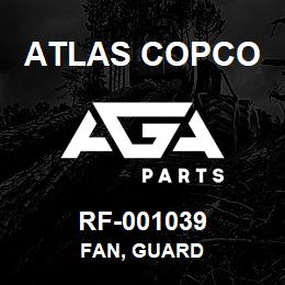 RF-001039 Atlas Copco FAN, GUARD | AGA Parts