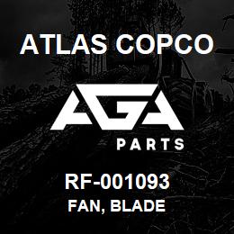 RF-001093 Atlas Copco FAN, BLADE | AGA Parts