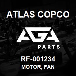 RF-001234 Atlas Copco MOTOR, FAN | AGA Parts