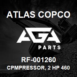 RF-001260 Atlas Copco CPMPRESSOR, 2 HP 460-3-60 | AGA Parts