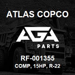 RF-001355 Atlas Copco COMP, 15HP, R-22 | AGA Parts