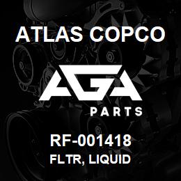 RF-001418 Atlas Copco FLTR, LIQUID | AGA Parts