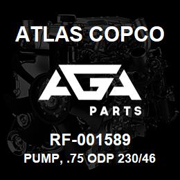 RF-001589 Atlas Copco PUMP, .75 ODP 230/460 | AGA Parts