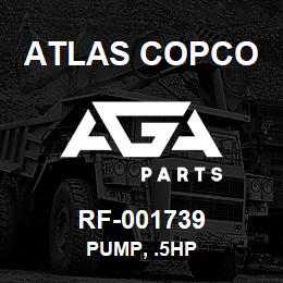 RF-001739 Atlas Copco PUMP, .5HP | AGA Parts