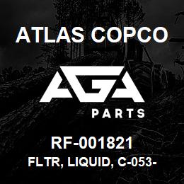 RF-001821 Atlas Copco FLTR, LIQUID, C-053-S, .375" OD | AGA Parts