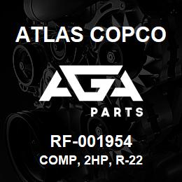 RF-001954 Atlas Copco COMP, 2HP, R-22 | AGA Parts