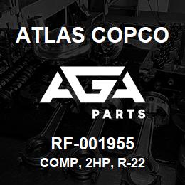 RF-001955 Atlas Copco COMP, 2HP, R-22 | AGA Parts