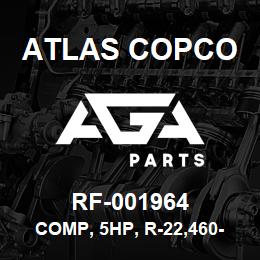 RF-001964 Atlas Copco COMP, 5HP, R-22,460-3-60, HERM | AGA Parts