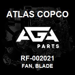 RF-002021 Atlas Copco FAN, BLADE | AGA Parts