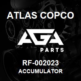 RF-002023 Atlas Copco ACCUMULATOR | AGA Parts