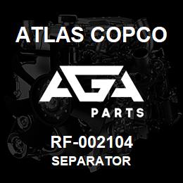 RF-002104 Atlas Copco SEPARATOR | AGA Parts