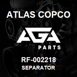 RF-002218 Atlas Copco SEPARATOR | AGA Parts