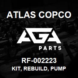 RF-002223 Atlas Copco KIT, REBUILD, PUMP | AGA Parts