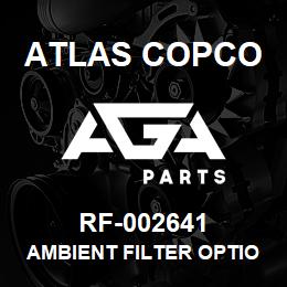 RF-002641 Atlas Copco AMBIENT FILTER OPTIONAL | AGA Parts