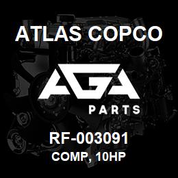 RF-003091 Atlas Copco COMP, 10HP | AGA Parts