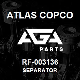 RF-003136 Atlas Copco SEPARATOR | AGA Parts