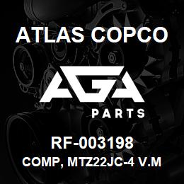 RF-003198 Atlas Copco COMP, MTZ22JC-4 V.M | AGA Parts