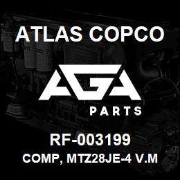 RF-003199 Atlas Copco COMP, MTZ28JE-4 V.M | AGA Parts