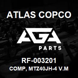 RF-003201 Atlas Copco COMP, MTZ40JH-4 V.M | AGA Parts