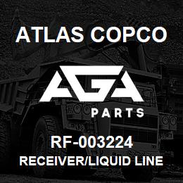 RF-003224 Atlas Copco RECEIVER/LIQUID LINE | AGA Parts