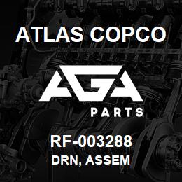 RF-003288 Atlas Copco DRN, ASSEM | AGA Parts