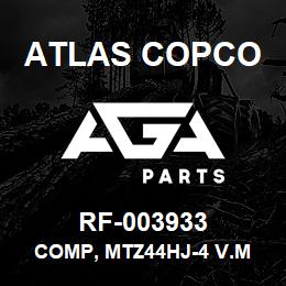 RF-003933 Atlas Copco COMP, MTZ44HJ-4 V.M | AGA Parts