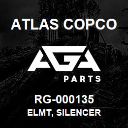 RG-000135 Atlas Copco ELMT, SILENCER | AGA Parts