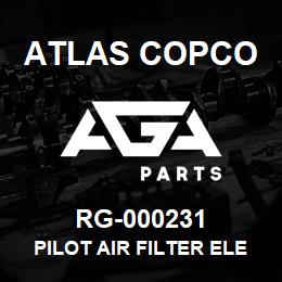 RG-000231 Atlas Copco PILOT AIR FILTER ELE | AGA Parts