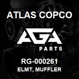 RG-000261 Atlas Copco ELMT, MUFFLER | AGA Parts