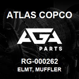 RG-000262 Atlas Copco ELMT, MUFFLER | AGA Parts