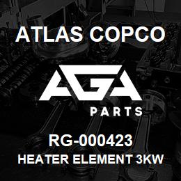 RG-000423 Atlas Copco HEATER ELEMENT 3KW | AGA Parts