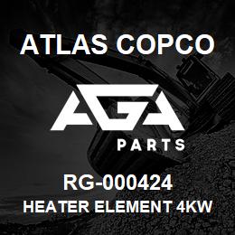 RG-000424 Atlas Copco HEATER ELEMENT 4KW | AGA Parts