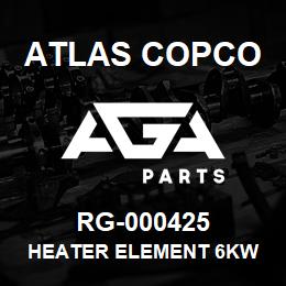 RG-000425 Atlas Copco HEATER ELEMENT 6KW | AGA Parts